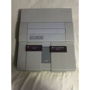 Super Nintendo Console with a Controller and Cords - Pre Owned and Untested